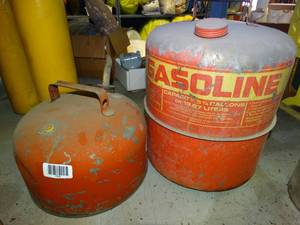lot 1309 image: 2 Metal Gas Cans