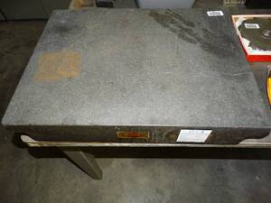 lot 1602 image: Quality 24x18 Johnson Gage and Inspection Table