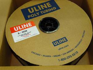 lot 1616 image: Uline small black poly tubing