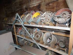 lot 1895 image: Scrap Metal Parts and Rack
