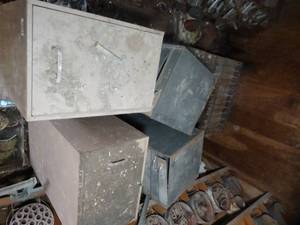 lot 1896 image: Metal File Cabinets  Scrap