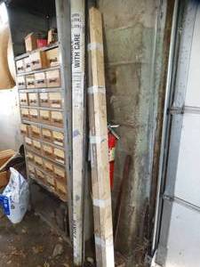 lot 29434 image: Small Diameter 6ft Hollow Metal Rods