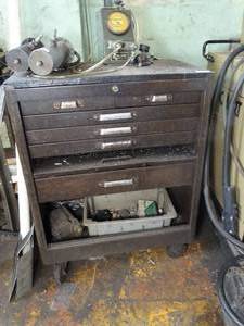 lot 29457 image: Kennedy Rolling Metal Tool Chest w Contents