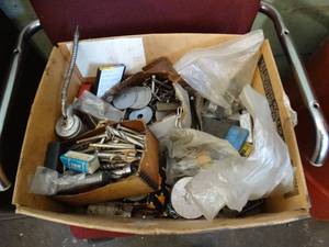 lot 29474 image: This and That Box - Drills - Endmills - Washers - Chain Etc