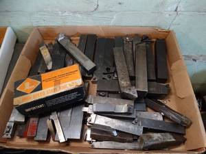 lot 29482 image: Koncor HS Steel Tool Bits  TGR 16-4 Carboloy Metal Lathe Inserts  Lot