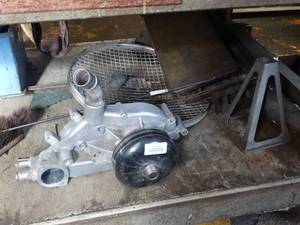 lot 29514 image: Mix of Misc Scrap Metal Under Table