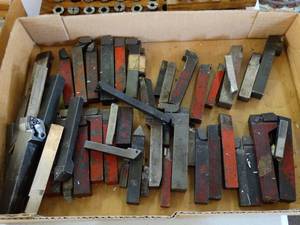 lot 29569 image: Lathe Cutting Tools Mixed  Lot