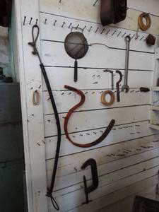lot 29593 image: Wall of Vintage Tools