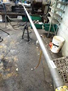 lot 29555 image: Metal Pipe Holder  Level - Bolted to Floor