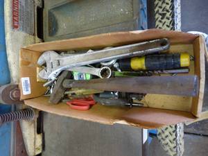 lot 29684 image: Crescent Wrench - Hammer - Drills - Endmills - Lot