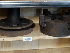lot 29718 image: Content on Shelf - Lathe Parts