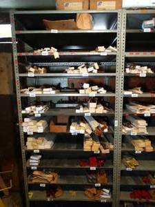 lot 29743 image: 7Ft x 3Ft Shelves - Can Only be picked up last day of Load Out   Bring Tools its Bolted to Adjoining Rack