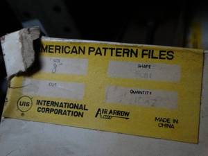 lot 29754 image: 8 American Pattern Files Lot