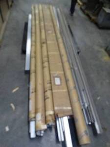 lot 1802 image: 277Lbs  2nd Row Down of Aluminum  up to 14ft Sections  Rack Not Included