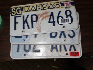 lot 1773 image: License Plates
