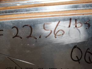 lot 29847 image: One Sheet - 2024 aluminum  .050 x 48 x 94 x   22 LBS