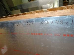 lot 29854 image: 7075 aluminum - .056 x 48 x  100  27 Lbs