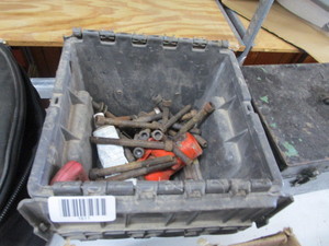 lot 1611 image: bin of assorted hardware
