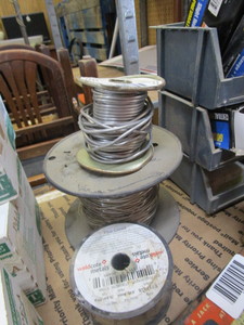 lot 1630 image: Assorted reels of solder
