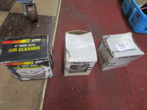 lot 1649 image: new automobile gauges and new air filter