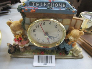 lot 1688 image: Whimsical dresser top clock