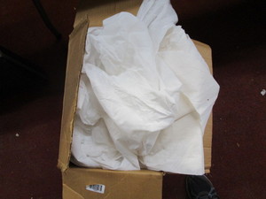lot 1693 image: Box of disposable PPE suites
