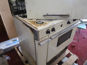 lot 1597 image: vintage Admiral Gas range
