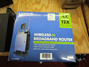 lot 1758 image: Linksys Broadband Router