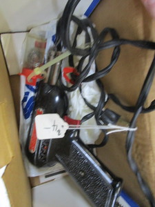 lot 25880 image: Weller soldering gun with solder in a proctor-silex box