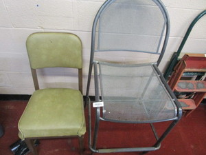 lot 25933 image: two chairs, one tall
