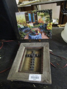 lot 25943 image: Two 3 dimensional wall hangings