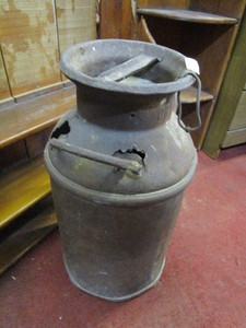 lot 25953 image: Steel milk can