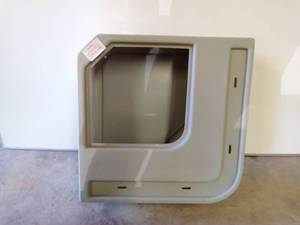 lot 28038 image: Wise 8WD133-1B-221 - Deluxe Series 25.375 L x 32.75 W x 11 H Gray Pontoon Radius Corner Section Base