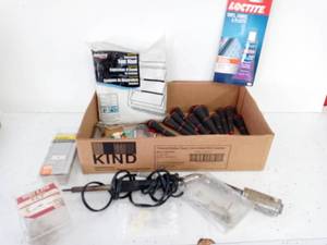 lot 28054 image: Box of Miscellaneous Garage Items - Including EKLIND Cushion Grip Allen Wrench 12 pc Set