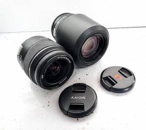lot 28061 image: Lot of 2 Sony Camera Zoom Lens - Models SAL55200-2 and SAL1855