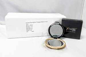 lot 28079 image: Un-Opened 12 Count Box of Xtreme Lashes Compact Mirrors - Dual Sided - Standard & 2x Magnified Mirror - Individually boxed, 2 58 Dia.