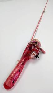 lot 28132 image: Barbie Shakespeare Fishing Rod & Reel for Kids