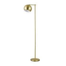 lot 3308 image: Adjustable Stick Globe Floor Lamp