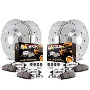 lot 3956 image: Power Stop Front & Rear Truck & Tow Brake Pad & Rotor Kit