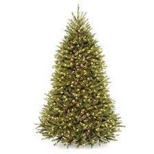 lot 3959 image: National Tree Company Dunhill For Pre Lit Christmas Tree
