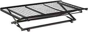 lot 3979 image: Adjustable Height Rolling Trundle Bed Foundation