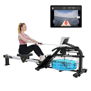lot 4095 image: MBH Fitness Water Rowing Machine