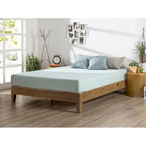 lot 4150 image: Zinus Alexis Deluxe Wood Platform Bed