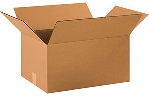 lot 3131 image: Corrugated Boxes, 20L x 14W x 10H, Kraft (Pack of 5)