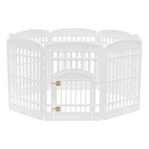 lot 3135 image: IRIS 34 Dog and Cat Exercise Playpen - White