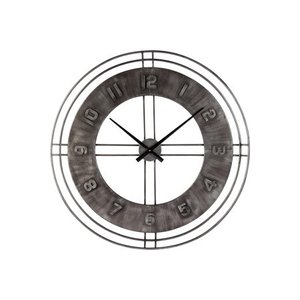 lot 3136 image: Signature Design by Ashley Ana Sofia Antique Gray Wall Clock