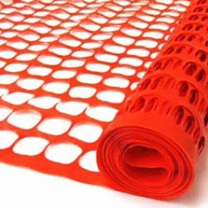 lot 3154 image: Tenax Guardian Safety Fence 100-ft x 4-ft, Orange, Extruded Mesh Rolled Fencing