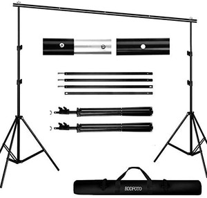 lot 3206 image: Photo Video Party Background Stand Support System for Parties with Carrying Bag
