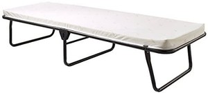 lot 5688 image: Jay-Be Saver Folding Cot Bed with Rebound e-Fibre Mattress, Lightweight, Regular (101702)