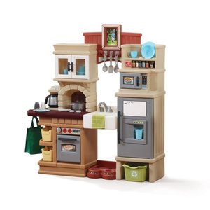 lot 5711 image: Step2 Heart of the Home Play Kitchen With 41 Piece Accessory Play Set